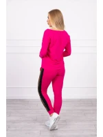 Fuchsiová sada s leopardím potiskem Fuchsiová sada s leopardím potiskem