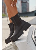 Dámské šněrovací boty Fivienne teplé ekologická kůže tmavě hnědé Dámské šněrovací boty Fivienne teplé ekologická kůže tmavě hnědé