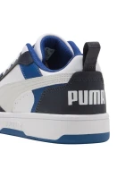 Dětské boty Puma Rebound V6 Lo Mid white and blue 393833 28