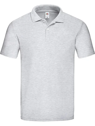 Fruit of the Loom Original Polo Pánské piqué polo 16.3050 heather grey Fruit of the Loom Original Polo Pánské piqué polo 16.3050 heather grey