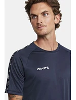 Craft Teamwear Squad Go Contrast Jersey M Pánské kontrastní sportovní tričko 82.2725 white Craft Teamwear Squad Go Contrast Jersey M Pánské kontrastní sportovní tričko 82.2725 white