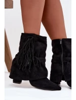 Dámské Kotníkové Boty S Frézkami A Zlatými Přezkami Evelisse Dámské Kotníkové Boty S Frézkami A Zlatými Přezkami Evelisse