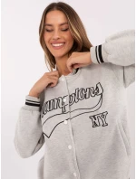 Mikina EM BL 895.13X světle šedá