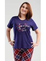 Dámské pyžamo kapri Forever Dámské pyžamo kapri Forever