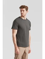Fruit of the Loom Iconic 195 T Pánské těžké tričko 16.1422 light graphite