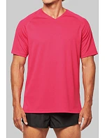 Kariban ProAct PA 476 Pánské sportovní tričko s výstřihem do V 20.P476 fluorescent orange