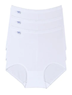 Dámské kalhotky 3 pack Basic maxi white - Sloggi