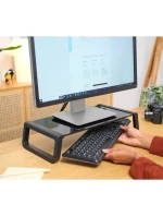 TRUST MONTA SKLENĚNÝ STOJAN NA MONITOR BLK 25271