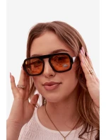 Dámské sluneční brýle s UV filtrem černo-oranžové