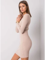 Šaty RV SK 6053.16X béžová Šaty RV SK 6053.16X béžová