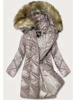 Dámská prošívaná bunda ve velbloudí barvě (H-97-2) Dámská prošívaná bunda ve velbloudí barvě (H-97-2)