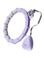 Hula hop HMS HHM14 s magnety, závažím a počítadlem fialové barvy