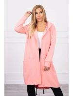 Nadměrná šedá bunda s kapucí Morel Nadměrná šedá bunda s kapucí Morel