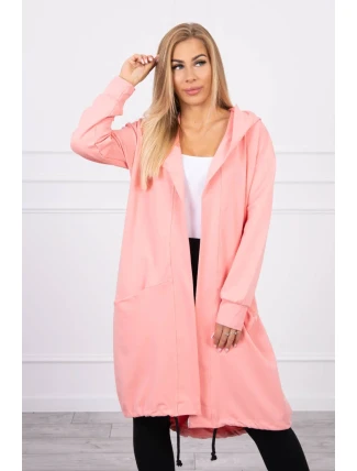 Nadměrná šedá bunda s kapucí Morel Nadměrná šedá bunda s kapucí Morel