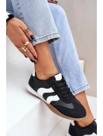 Klasické Dámské Tenisky Z Eko Kůže Černé Maretina