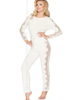 Dámské pyžamo Pandora Ecru - Irall