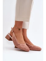 Lodičky Na Podpatku Růžové Gemifa