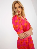 LK SK 508948 šaty.78 fuchsiová LK SK 508948 šaty.78 fuchsiová