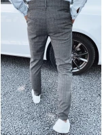Pánské tmavě šedé kalhoty FashionStreet UX4390 Pánské tmavě šedé kalhoty FashionStreet UX4390
