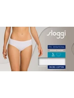 Dámské kalhotky Feel Sensational Midi - WHITE - bílé 0003 - SLOGGI