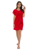 Dámská noční košile De Lafense 630 kr/r Milagros S-2XL Dámská noční košile De Lafense 630 kr/r Milagros S-2XL