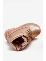 Dětské boty traperky zateplené Champagne Dexter