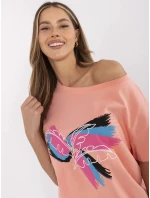 Tričko CLM TS 1019.79 coral