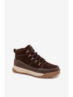 Pánské semišové trekové boty Big Star – hnědé