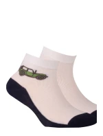 TENKÉ PONOŽKY BARVA 2-6 LET CHLAPCI BÍLÁ 21-23