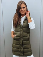 Dámská vesta KERIN tmavě zelená FashionStreet TY2918
