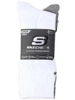 Skechers 3ks unisex bez froté, S601102-107, bílé, velikosti 43–46