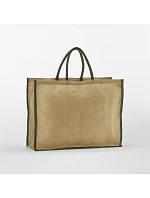 Westford Mill W 475 Jutová nákupní taška 50.0475 natural/olive green Westford Mill W 475 Jutová nákupní taška 50.0475 natural/olive green
