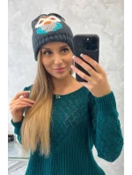 Dámská čepice Ofelia K349 graphite Dámská čepice Ofelia K349 graphite