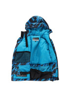 Dětská lyžařská bunda s membránou ptx ALPINE PRO GHADO electric blue lemonade varianta pa