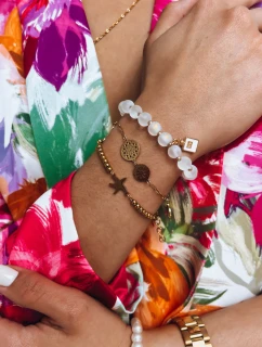 Náramek MANDALA ve zlaté barvě FashionStreet LY0100