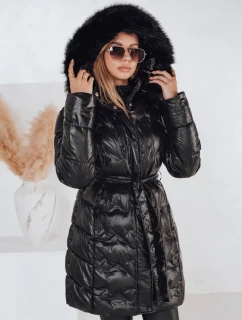 Dámská zimní bunda CASSERIE prošívaná s kapucí černá FashionStreet TY4924