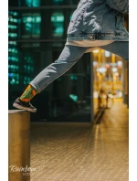 Duhové Ponožky Borůvky Citrony Mrkev Hrášek 2 Párů