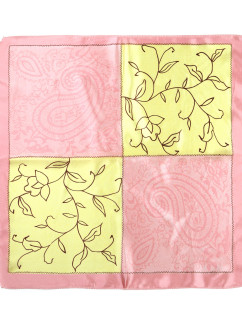 Art Of Polo Šála Sz20967-1 Light Yellow/Light Pink