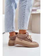 Zateplené Dámské Tenisky Big Star Béžové