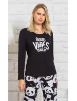 Dámské pyžamo dlouhé Good vibes