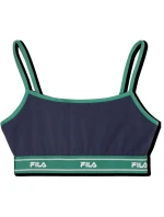 Sportovní podprsenka Fila Candelo tmavě modrá a zelená FAW1203 50004