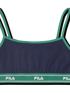 Sportovní podprsenka Fila Candelo tmavě modrá a zelená FAW1203 50004