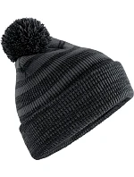 Beechfield B 476 Pletená čepice s bambulí "Team Stripe" 53.0476 graphite grey/black Beechfield B 476 Pletená čepice s bambulí "Team Stripe" 53.0476 graphite grey/black