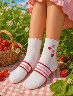 Tenké ponožky barevné 6-11 leté dívky 234.59n