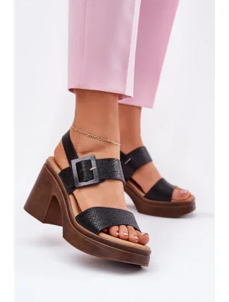 Sandály na podpatku  model 213164 Step in style