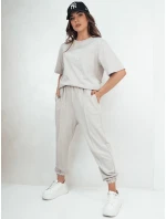 Dámská tepláková souprava ZIMELAN šedá FashionStreet AY1031