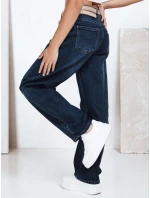 Dámské pytlovité modré džíny FashionStreet UY2784 Dámské pytlovité modré džíny FashionStreet UY2784