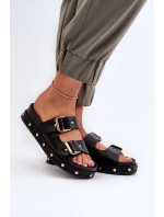 Dámské sandály na platformě Big Star NN27402 černé Dámské sandály na platformě Big Star NN27402 černé