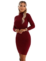 Dámské šaty 652-1 Bordó - Numoco