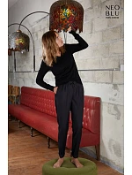 NEOBLU Sullivan Women Dámský svetr s výstřihem do V 24.3988 deep black